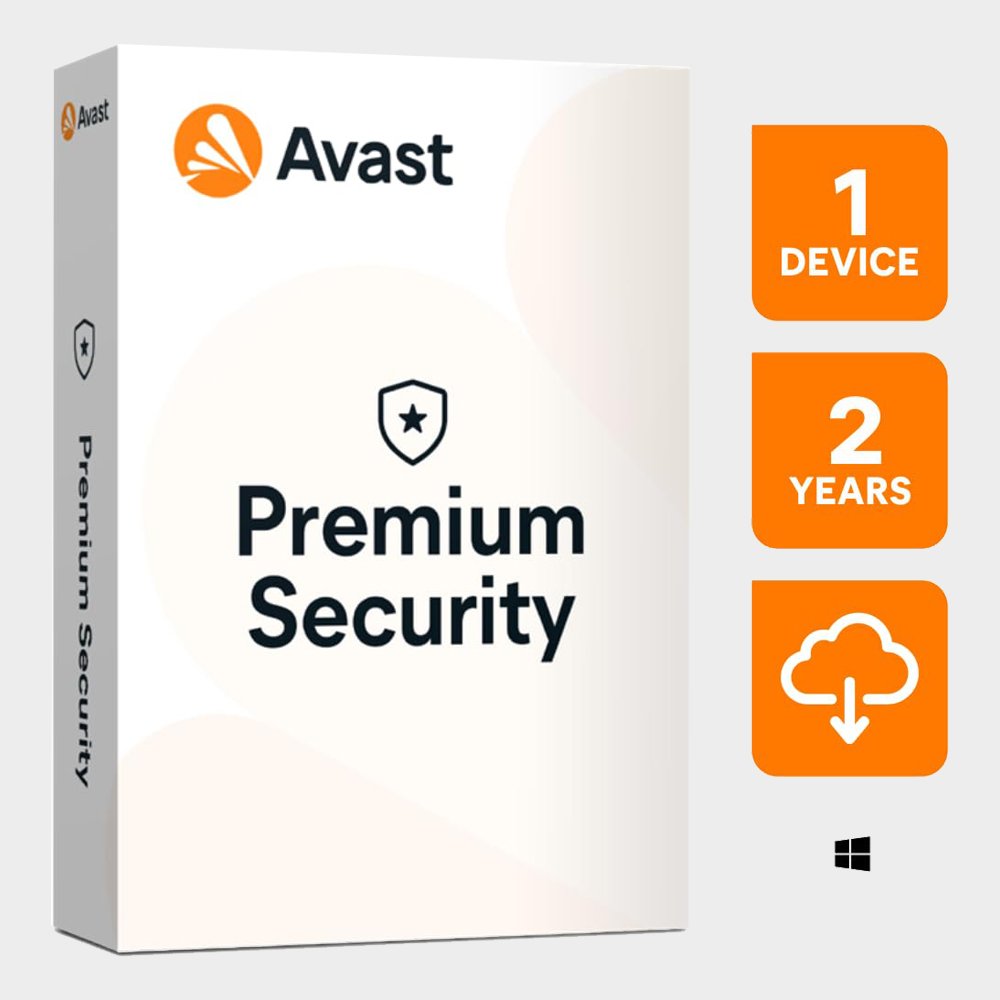 Avast Premium Security | 1 Device 2 Years | Windows PC | Total Protection against all internet threats